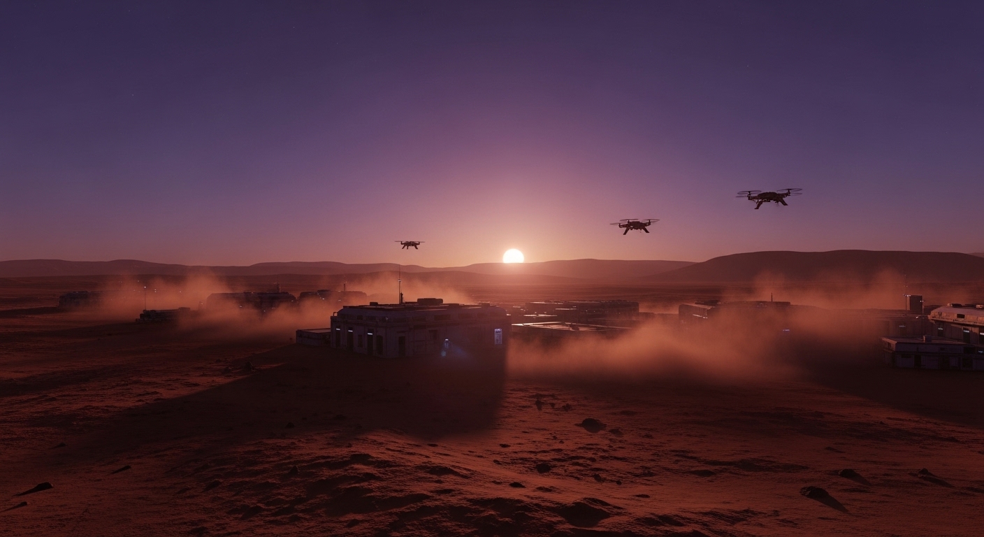 Martian landscape